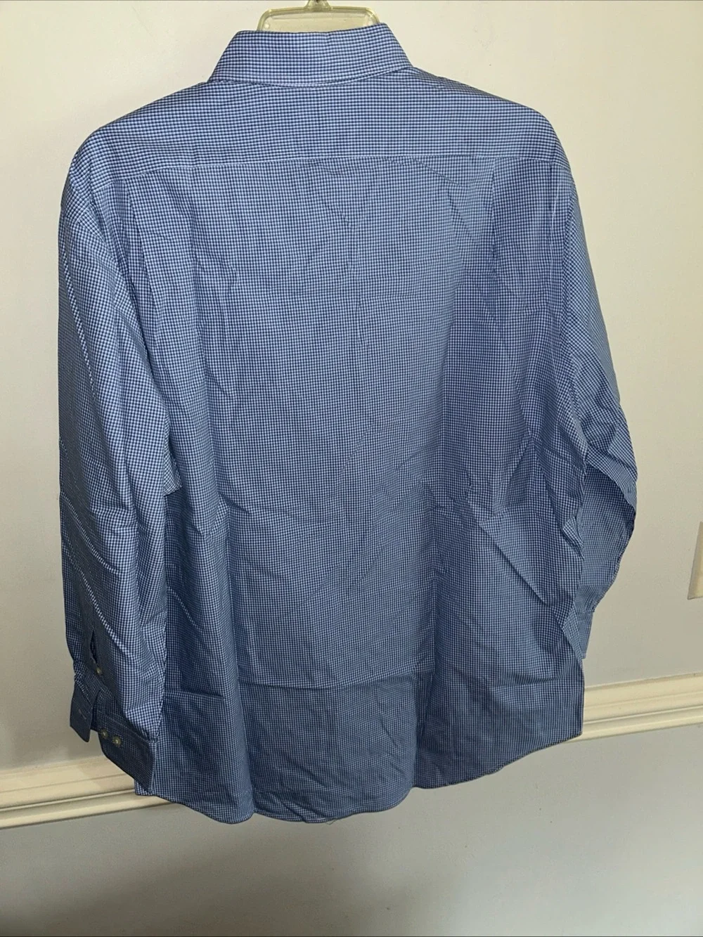 Polo by Ralph Lauren Blue Micro-Check Button-Down Shirt